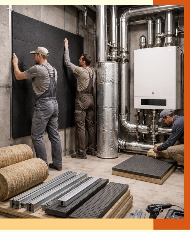 Шумоизоляция котельной в Славгороде от 6761 руб. под ключ | Профессиональная звукоизоляция — ТепломастерСлд