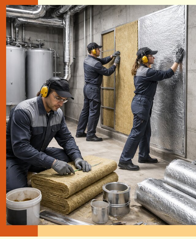 Шумоизоляция котельной в Славгороде: профессиональный монтаж и материалы