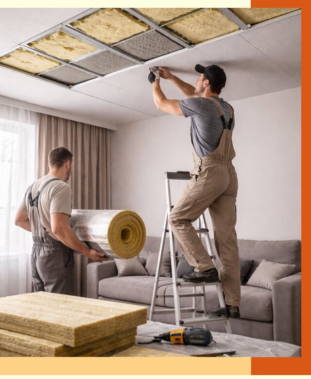 Шумоизоляция потолка в Славгороде от 2340 руб. под ключ | Профессионально — ТепломастерСлд