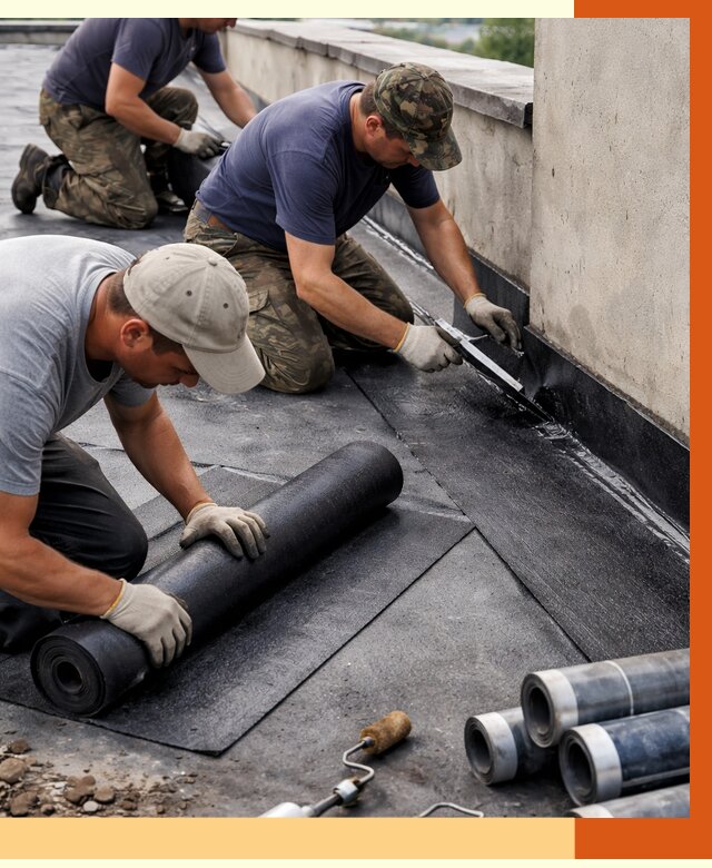 Гидроизоляция кровли в Славгороде от 4680 руб. — профессиональная гидроизоляция крыши | ТепломастерСлд