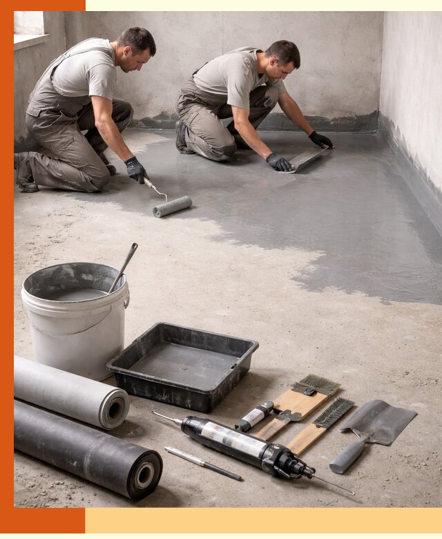 Гидроизоляция пола в Славгороде — надежная защита от влаги и протечек