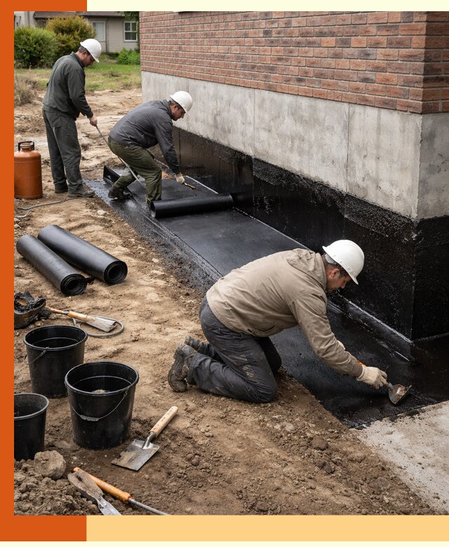 Гидроизоляция фундамента в Славгороде: надежная защита строений