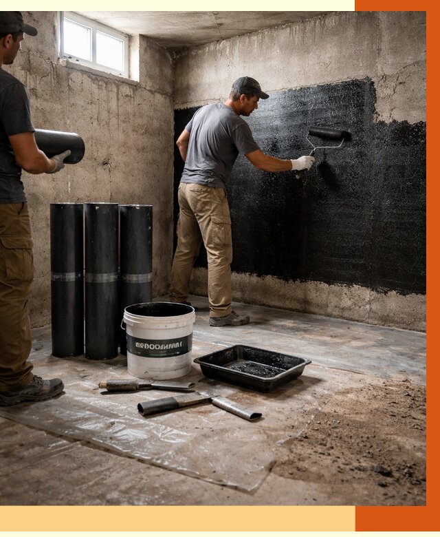 Гидроизоляция подвала в Славгороде от 3640 руб. под ключ | Профессионально — ТепломастерСлд