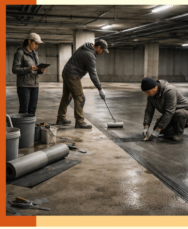 Гидроизоляция паркинга в Славгороде: качественная защита зданий