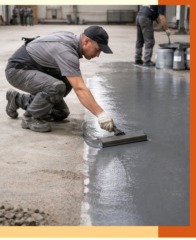 Гидроизоляция промышленного пола в Славгороде от 1248 руб./м2 — ТепломастерСлд специалисты под ключ