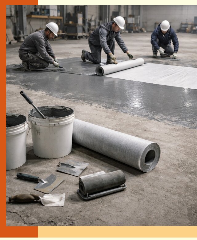 Гидроизоляция промышленного пола в Славгороде — защита и долговечность