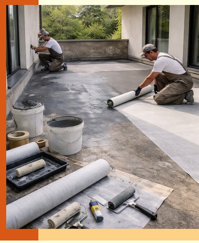 Гидроизоляция террасы в Славгороде — надежная защита от влаги и протечек