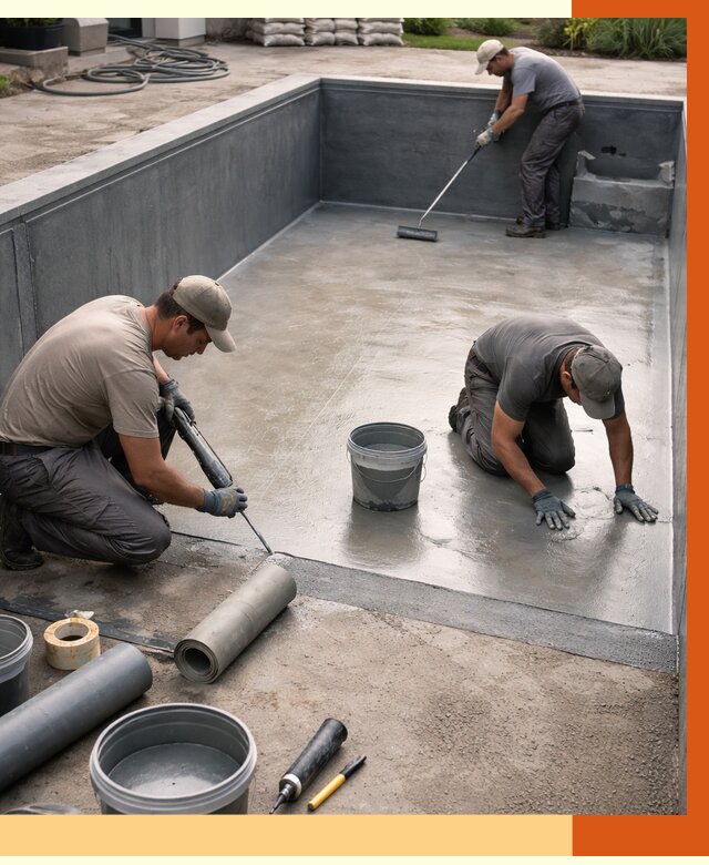 Профессиональная гидроизоляция бассейна в Славгороде от 6761 руб. за м2 | ТепломастерСлд