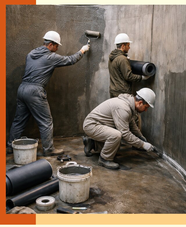 Гидроизоляция резервуара профессионально в Славгороде