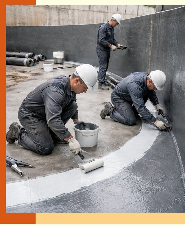 Гидроизоляция резервуара для топлива в Славгороде