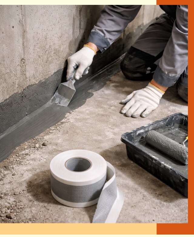 Гидроизоляция швов и герметизация стыков в Славгороде от 1300 руб. | ТепломастерСлд