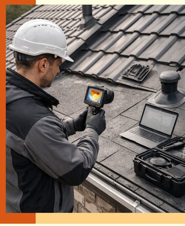 Тепловизионное обследование кровли в Славгороде для выявления дефектов