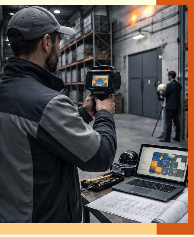 Тепловизионное обследование склада в Славгороде от 6761 руб. | ТепломастерСлд