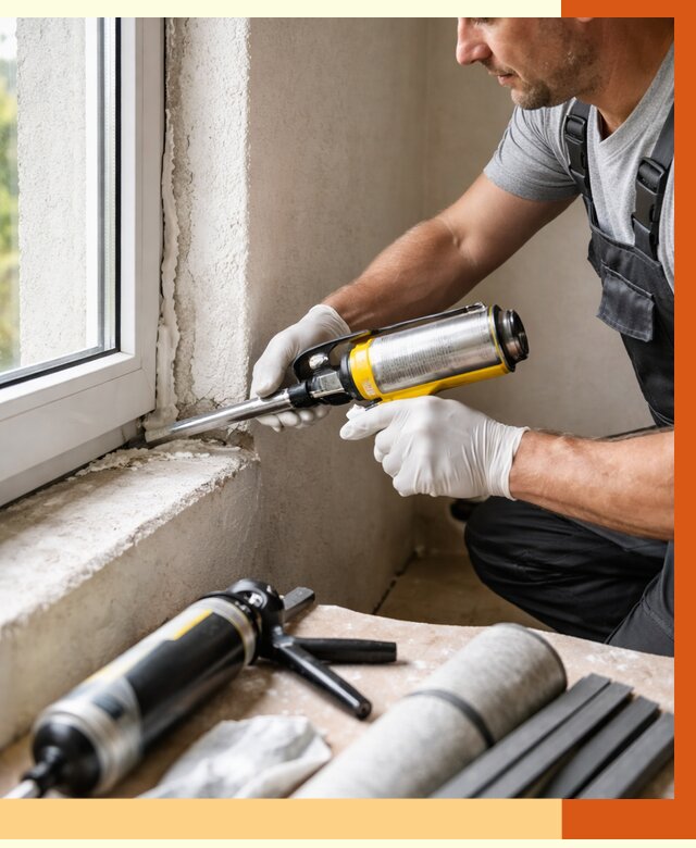 Герметизация стыков и примыканий в Славгороде от 1248 руб. под ключ | ТепломастерСлд